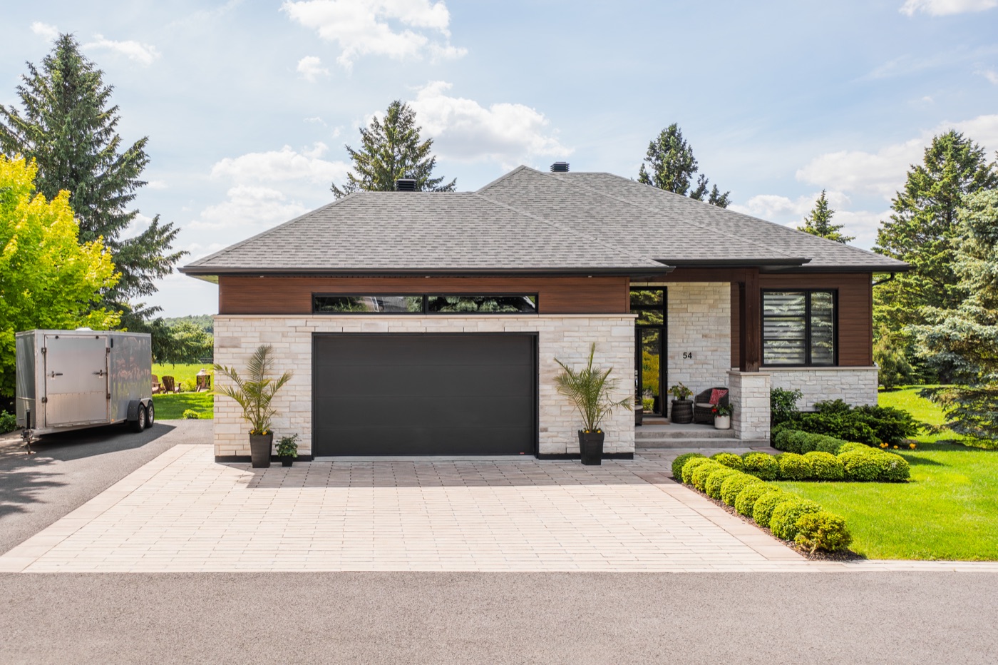 Réalisation : Bungalow contemporain, Granby