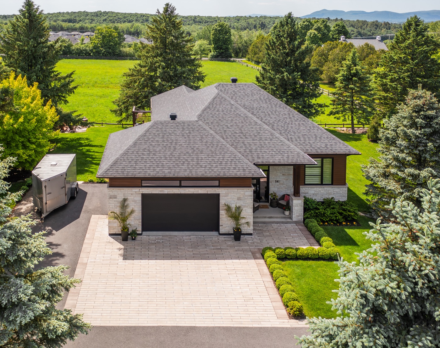 Réalisation : Bungalow contemporain, Granby
